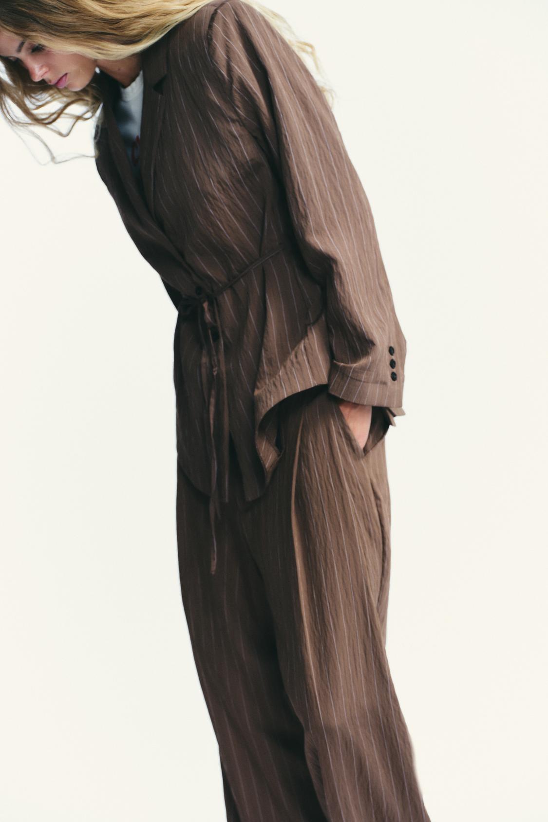 ZAYALO SUIT SET BROWN