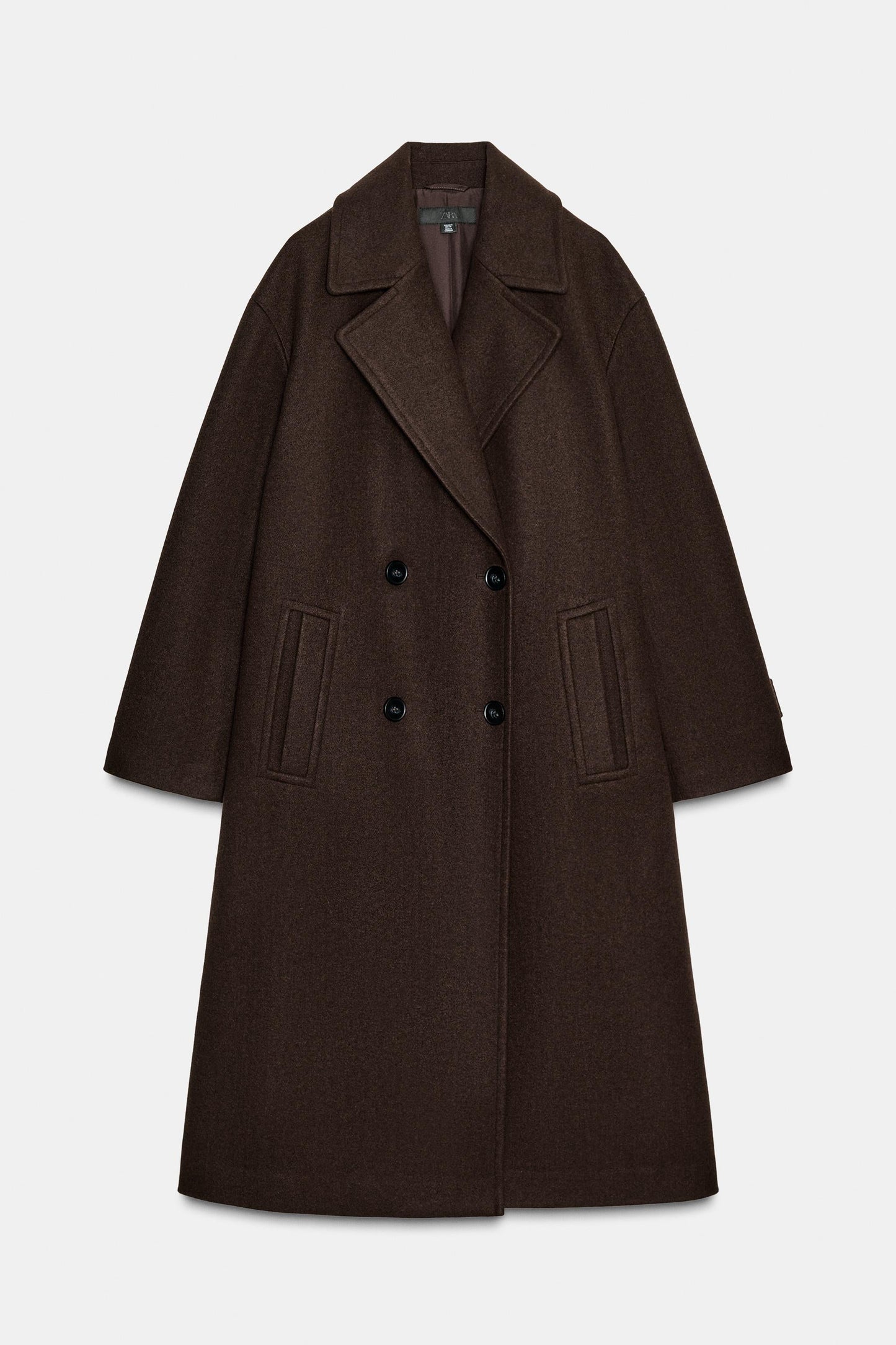 Chocolate Coat Oversized Fit