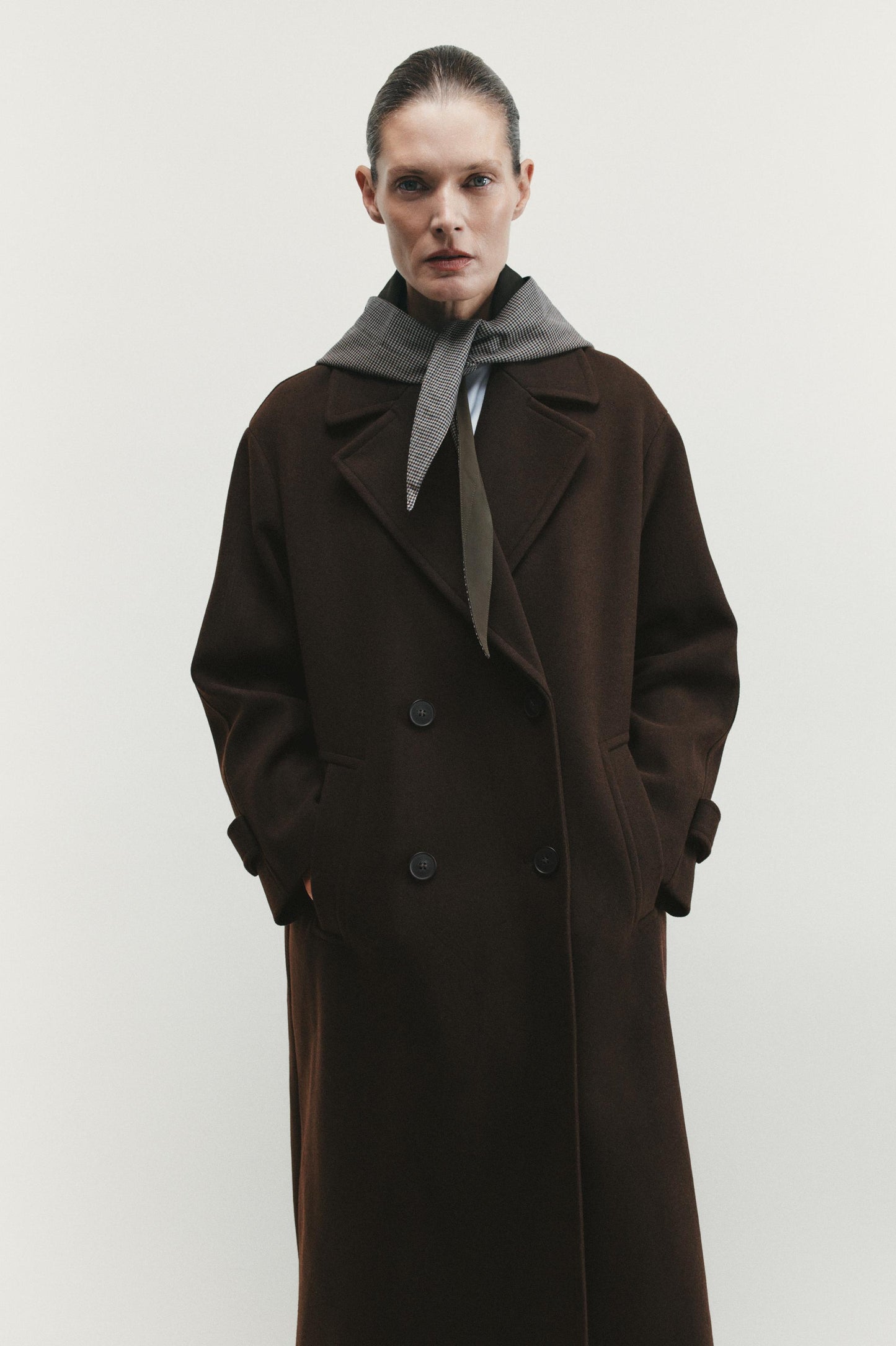 Chocolate Coat Oversized Fit