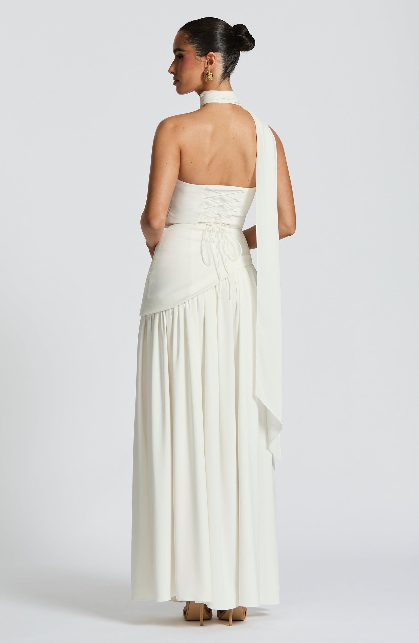 DEEP OLIVE DRESS GOWN