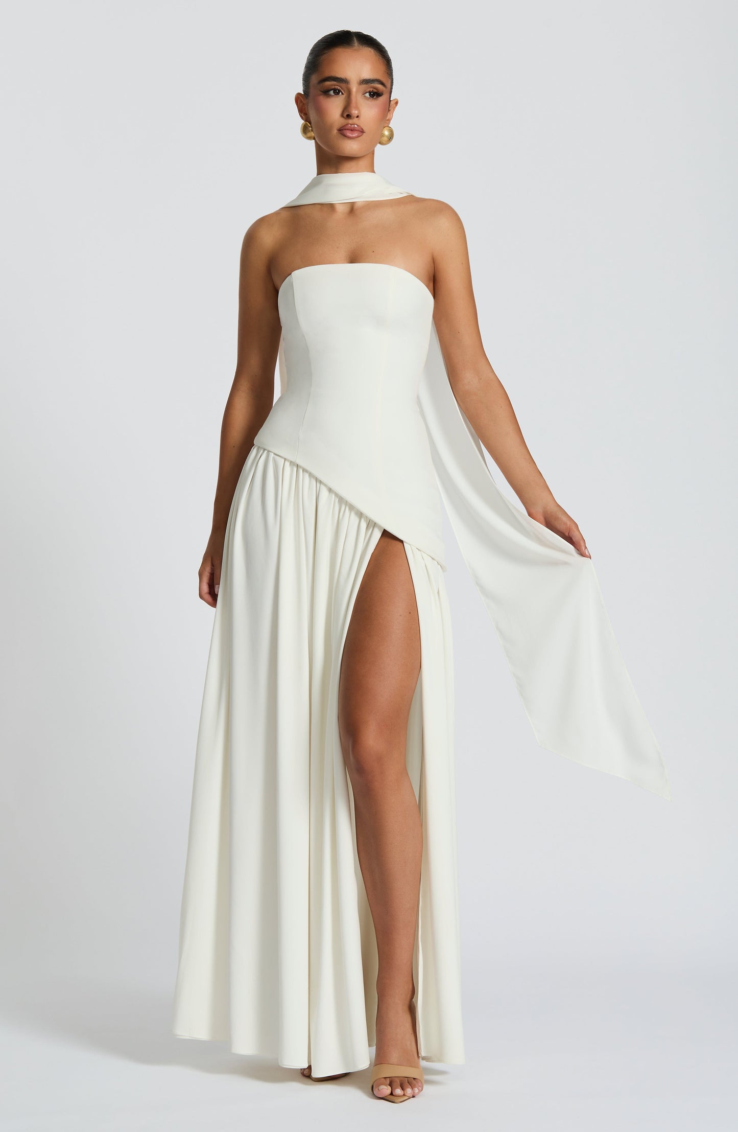DEEP OLIVE DRESS GOWN