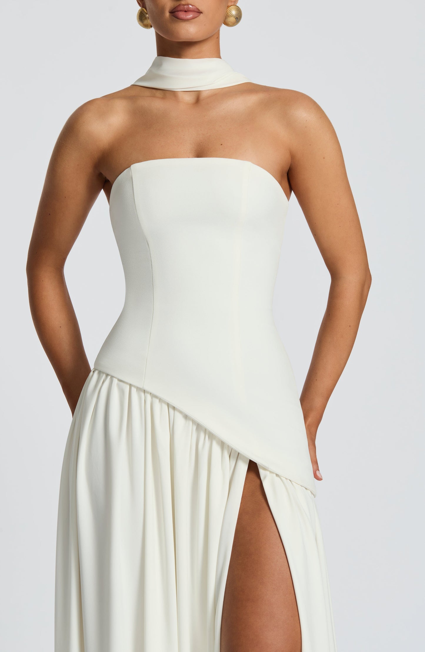DEEP OLIVE DRESS GOWN