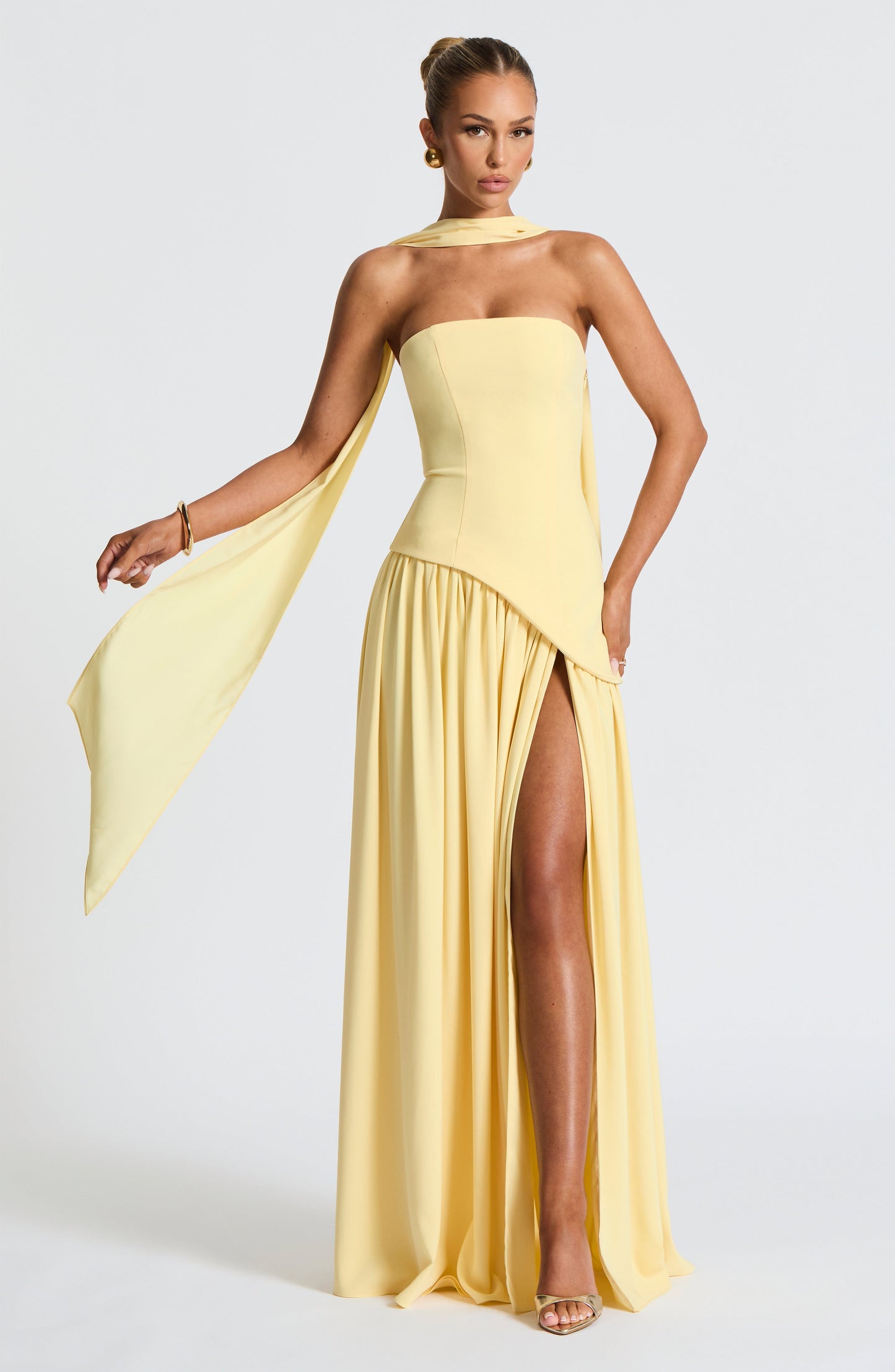 DEEP OLIVE DRESS GOWN