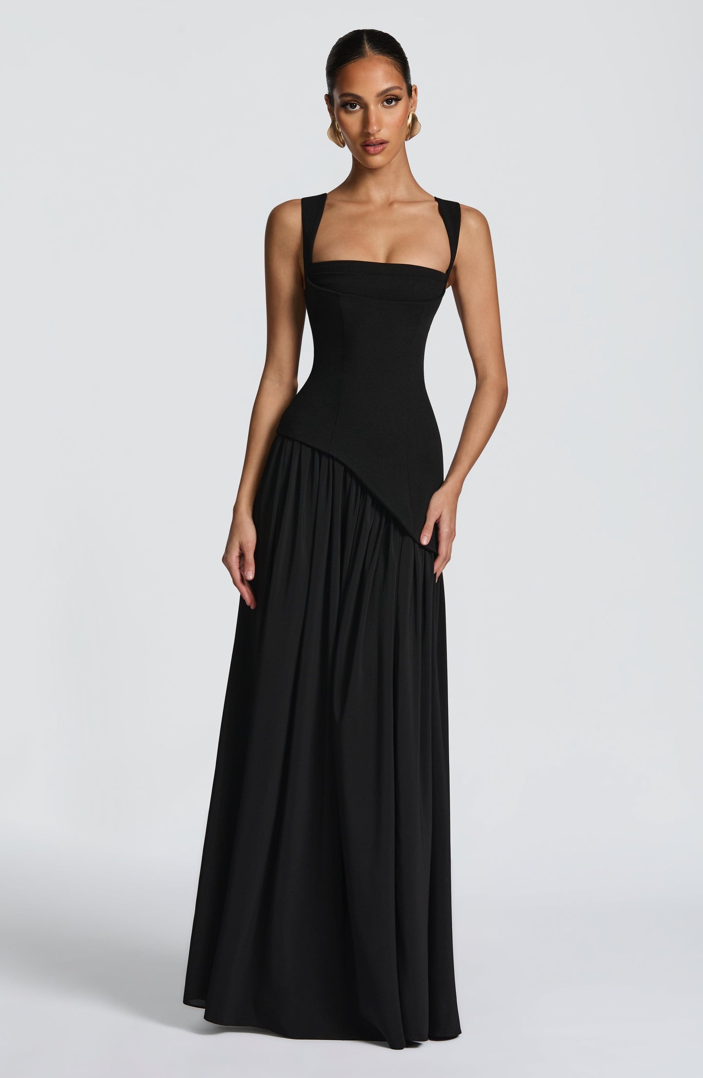 DEEP OLIVE DRESS GOWN