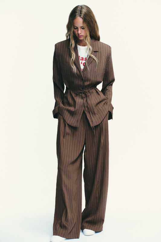 ZAYALO SUIT SET BROWN