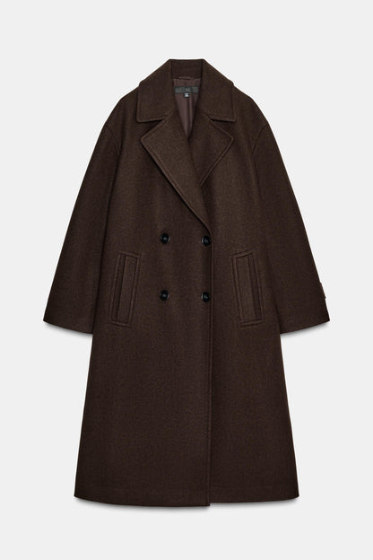 Chocolate Coat Oversized Fit
