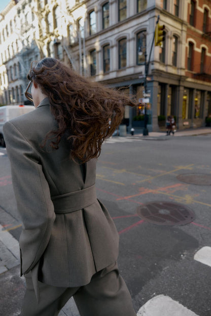 BELTED BLAZER
