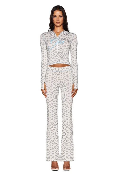 Viral Snow Leopard Set Grey/White