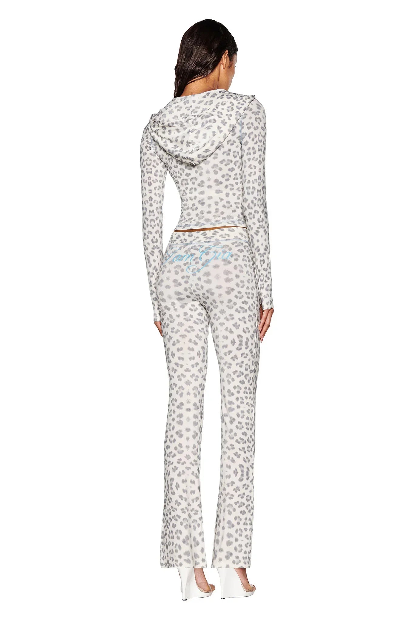 Viral Snow Leopard Set Grey/White
