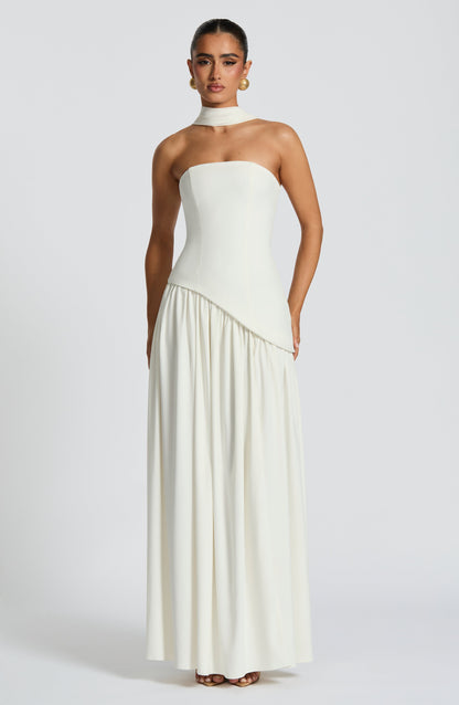 DEEP OLIVE MAXI DRESS